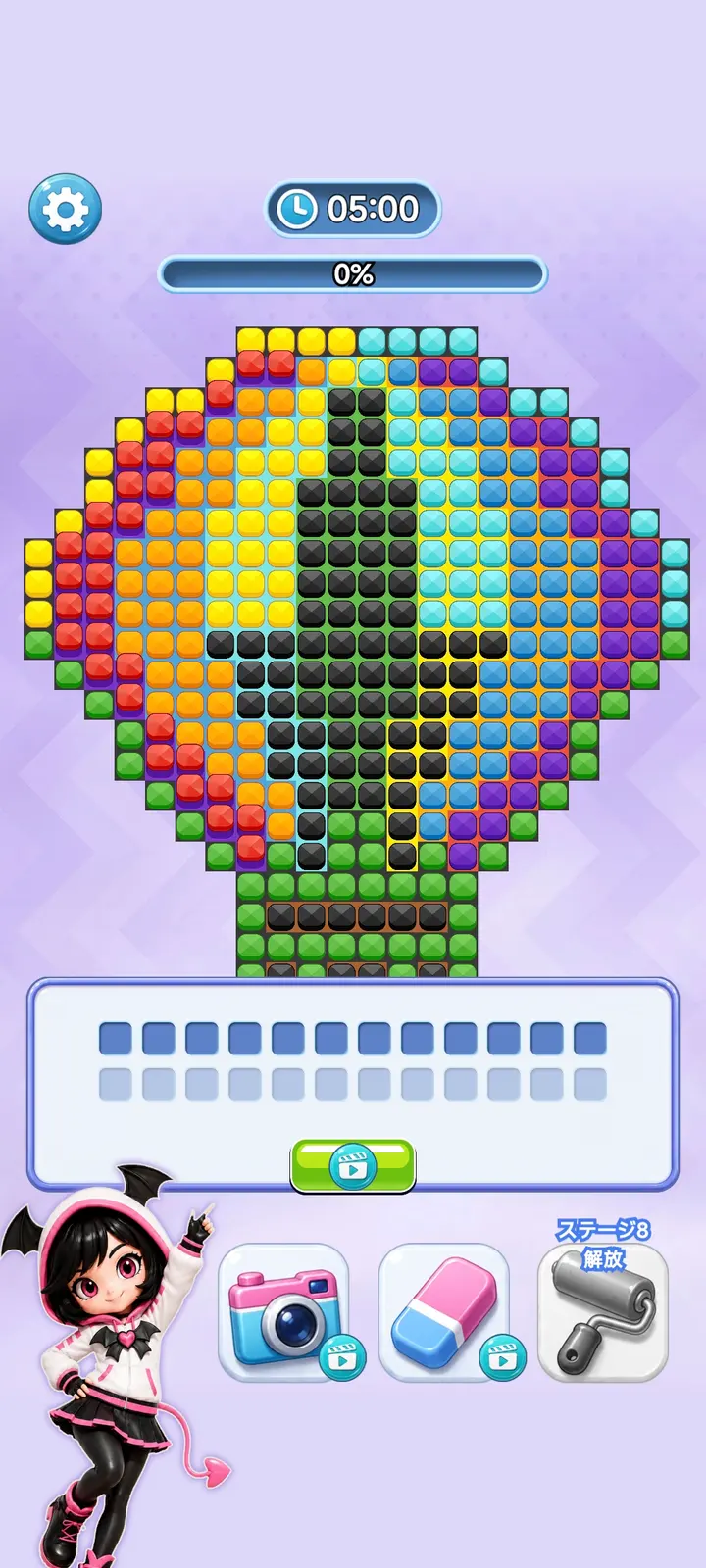 Candy Beads color puzzle